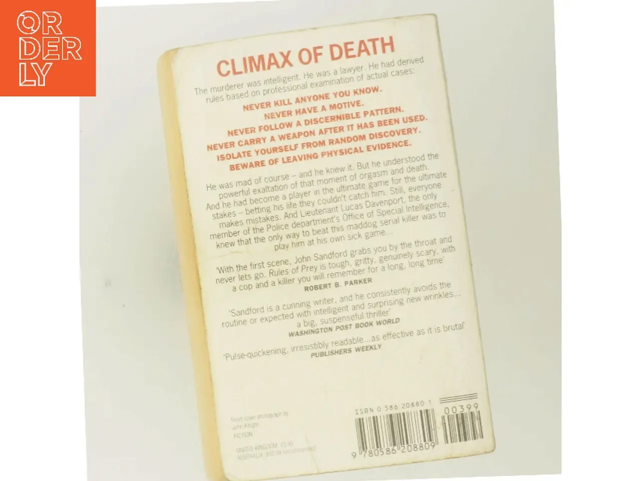 Billede 3 - Rules of Prey af John Sandford (Bog)