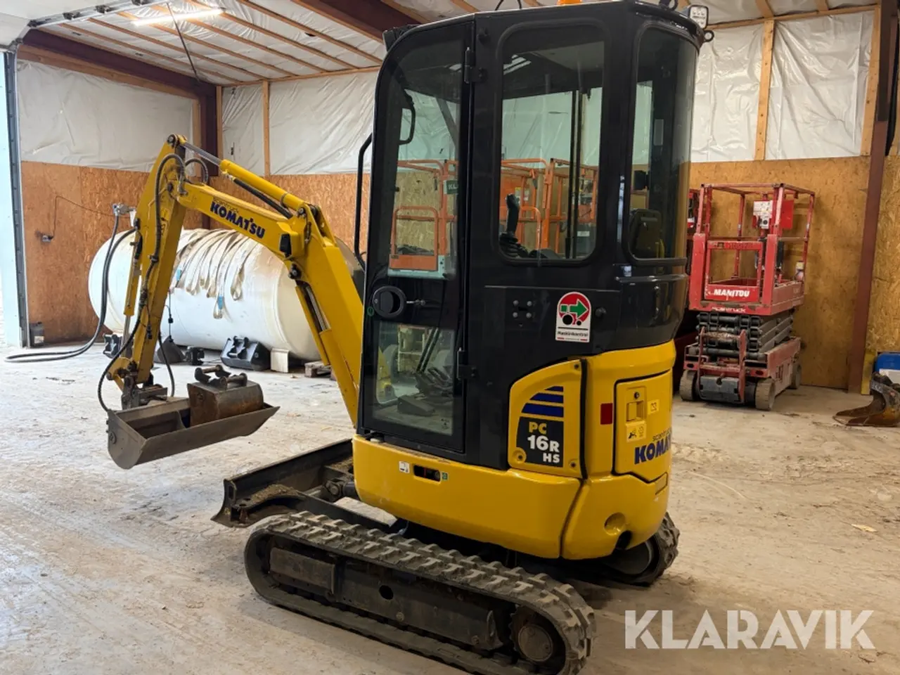 Billede 3 - Minigravemaskine Komatsu PC16R HS