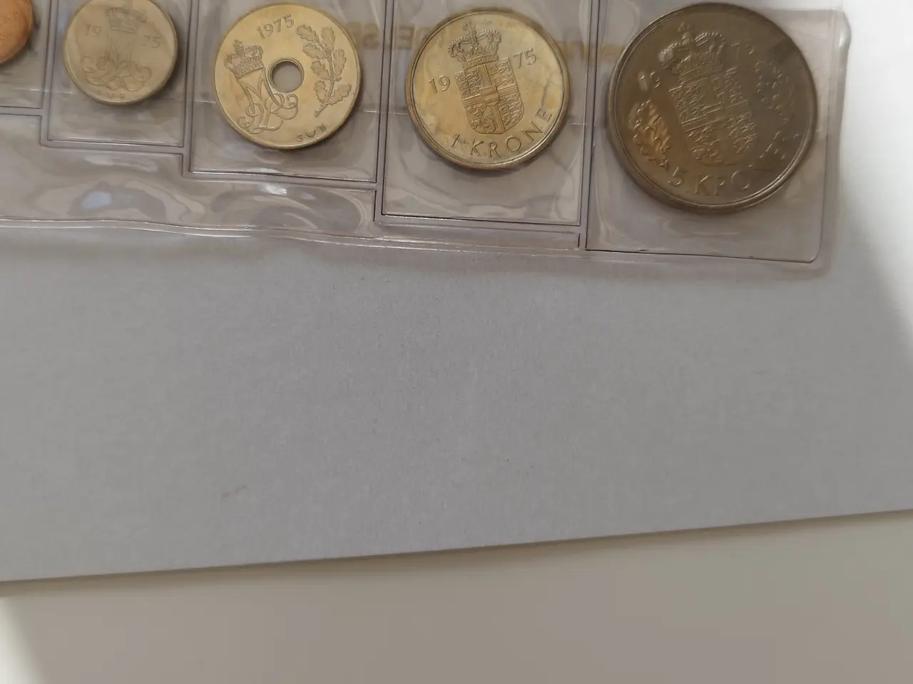 Billede 4 - Møntsæt 1975. Bankfriske 
