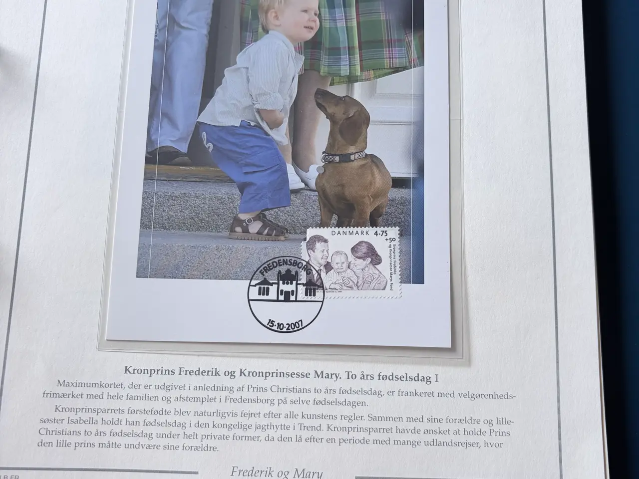 Billede 9 - Danske kongelige frimærkealbums med møntbreve