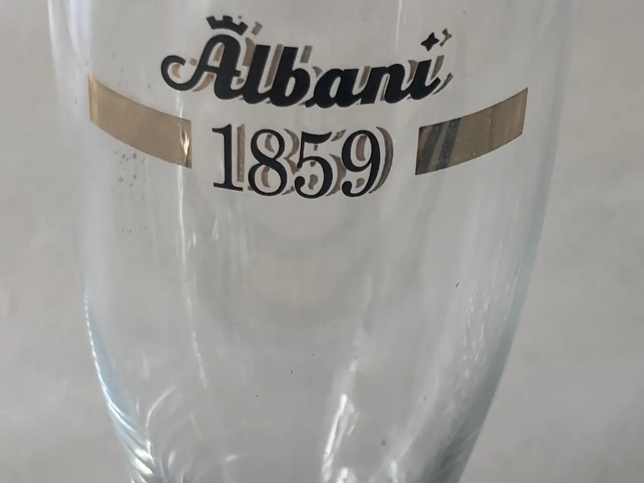 Billede 2 - 2 Øl glas Albani 1859
