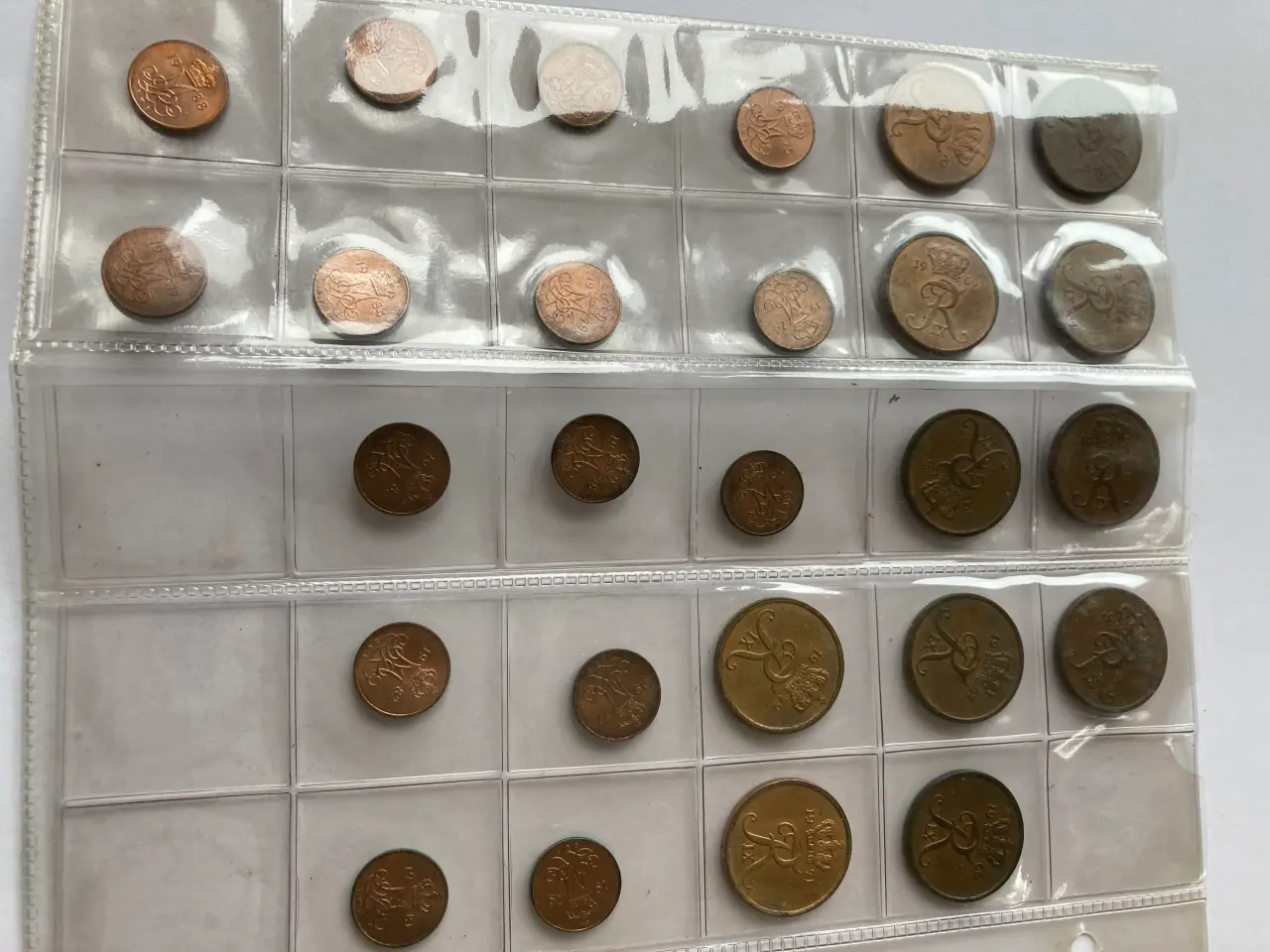 Billede 6 - Danske 1-2-5 ører mfl.  samt norske og amerikanske