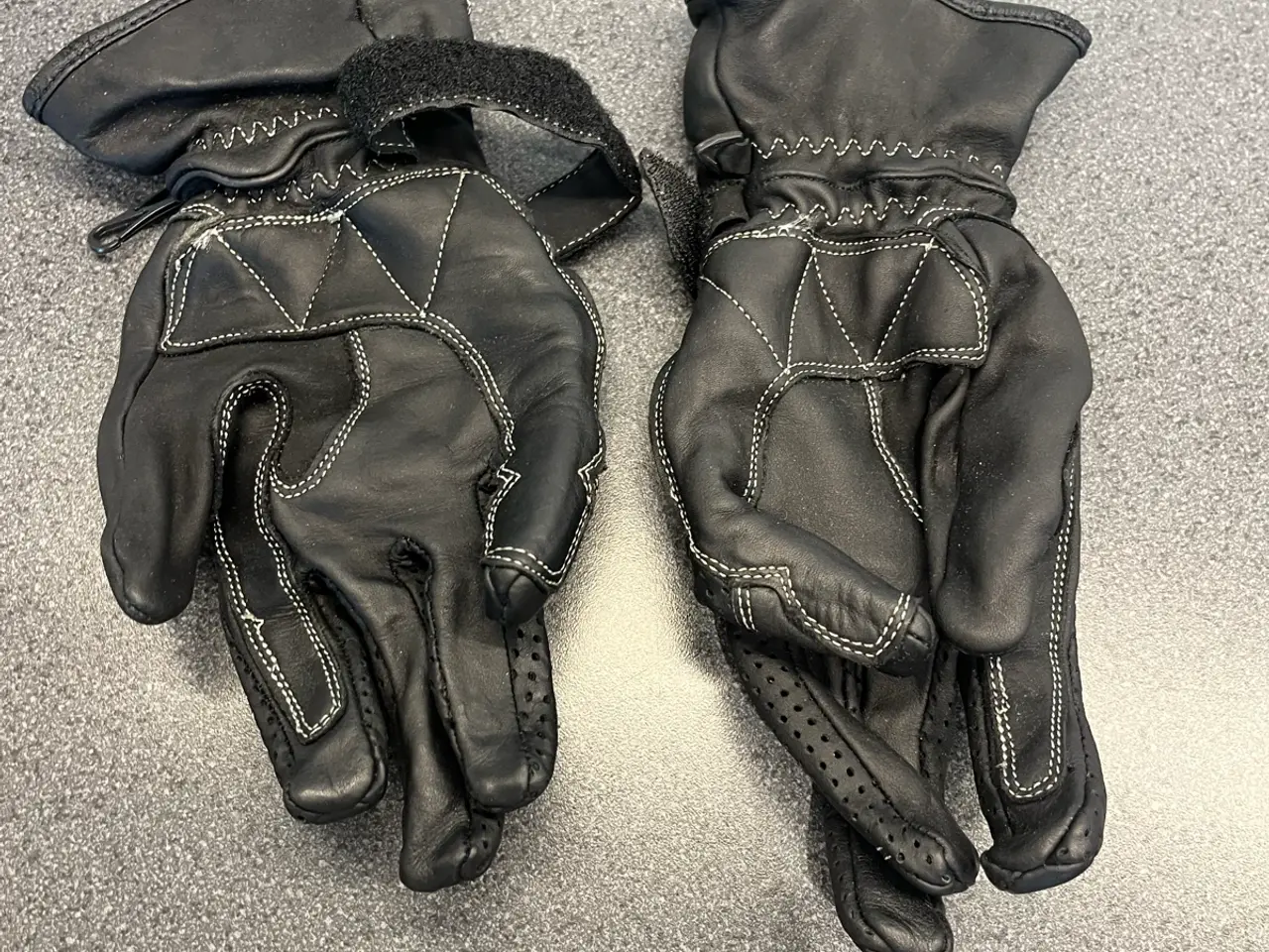 Billede 2 - Safety 1st motorcykel handsker læder sorte
