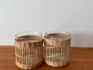 Fyrfadsstager med kurveflet