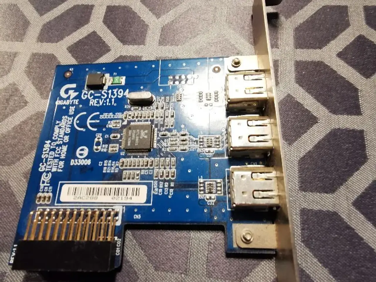 Billede 1 - Gigabyte GC-S1394 firewire