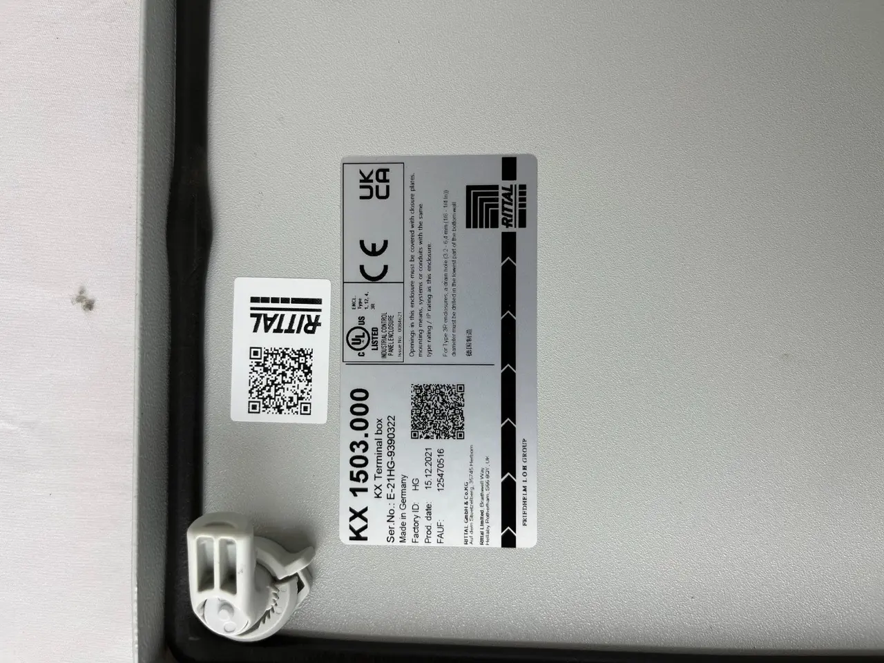 Billede 6 - Rittal KX 1503.000 Steel Terminal Junction Box