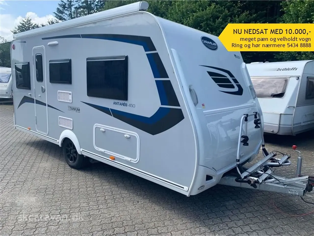 Billede 1 - 2022 - Caravelair Titanium 450   Lækker vogn med enkelt senge Mover - El markise og div udstyr køkken og toilet aldrig brugt