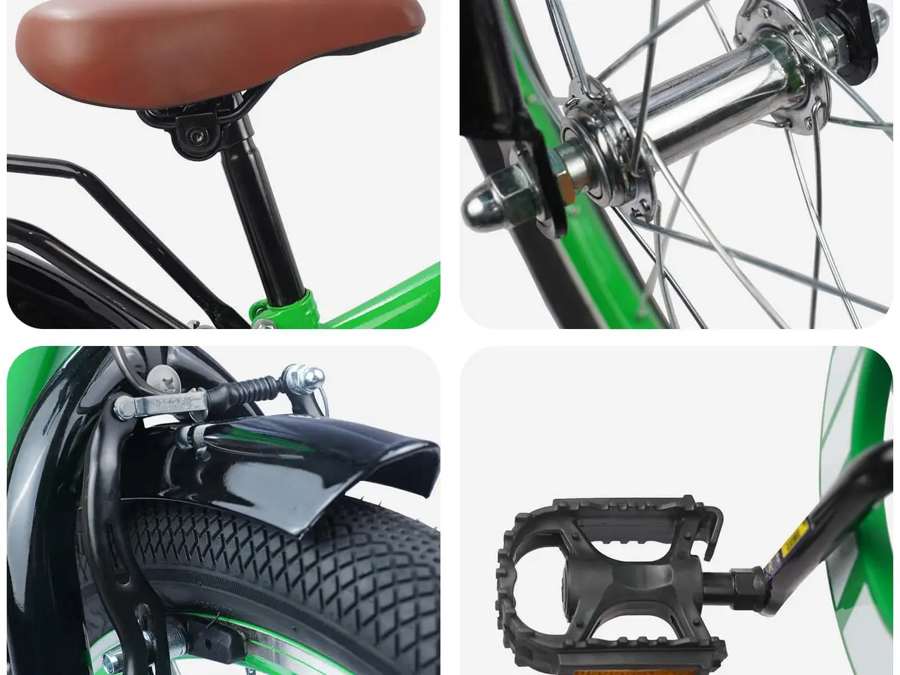 Billede 4 - Børnecykel 20 tommer til børn i alderen 6-11 år Grøn