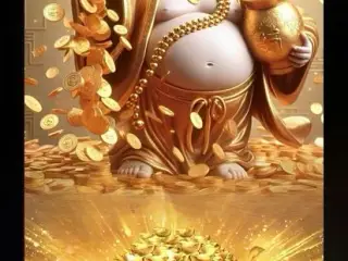* Lærredsmaleri/tryk; Buddha