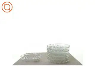 Glas asietter fra Udkant (str. 15 cm)