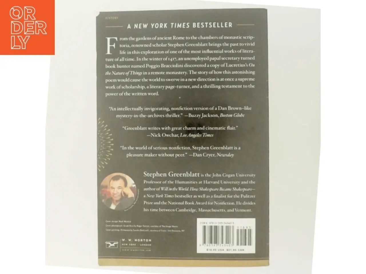 Billede 3 - 'The swerve: how the world became modern' af Stephen Greenblatt (bog)