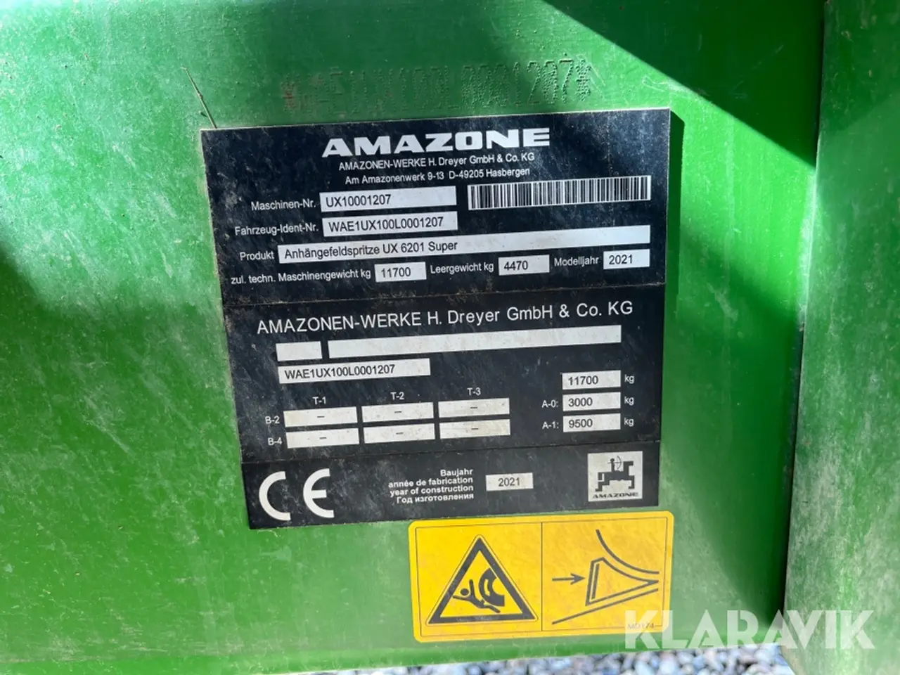 Billede 5 - Marksprøjte Amazone UX 6201 super
