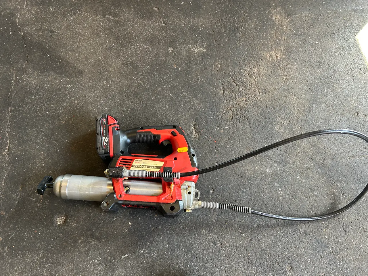 Billede 1 - Akku. Fedtsprøjte MILWAUKEE M18 GG
