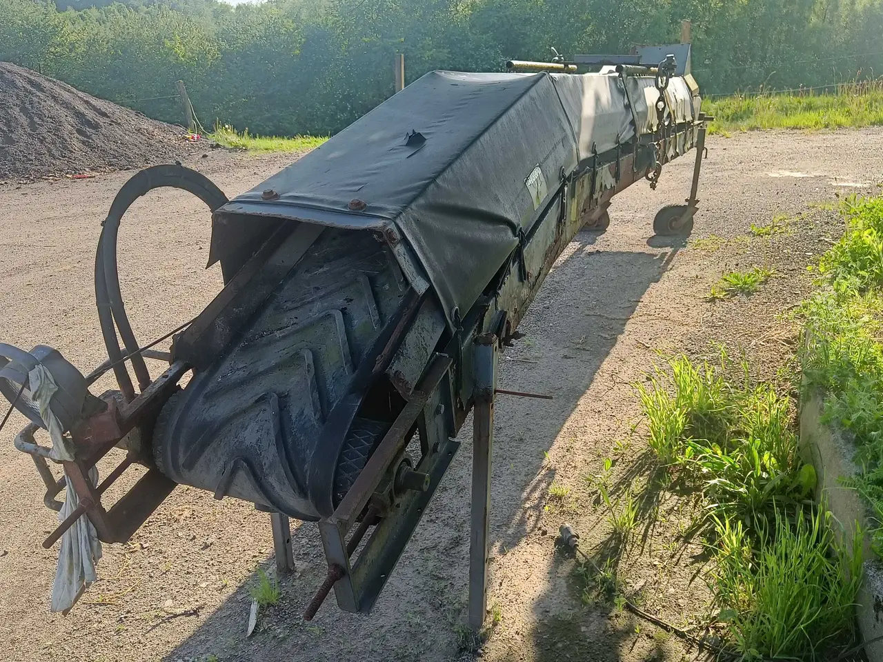 Billede 3 - Transportbånd hydraulisk 6 meter