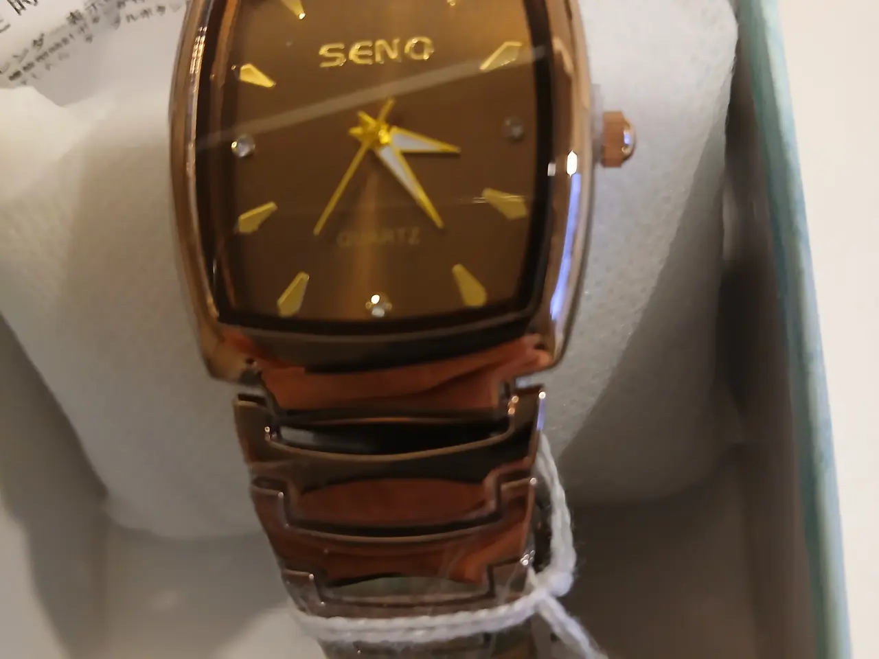 Billede 1 - Seno flot kaffegyldent armbånds ur (B12) + (B13)
