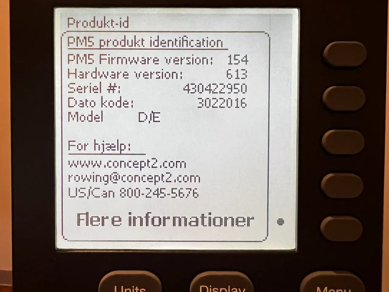 Billede 5 - Concept2 romaskine model D standard m/PM5 monitor
