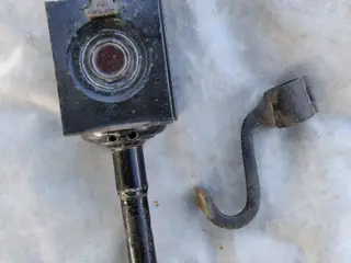 Hestevognslygte med holder