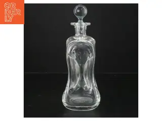 Glaskaraffel med prop (str. 24 cm)