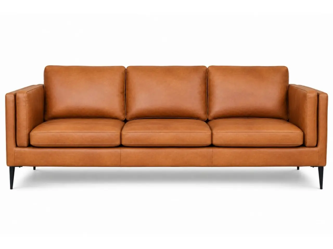 Billede 1 - Valencia 3 pers. sofa læder Cognac
