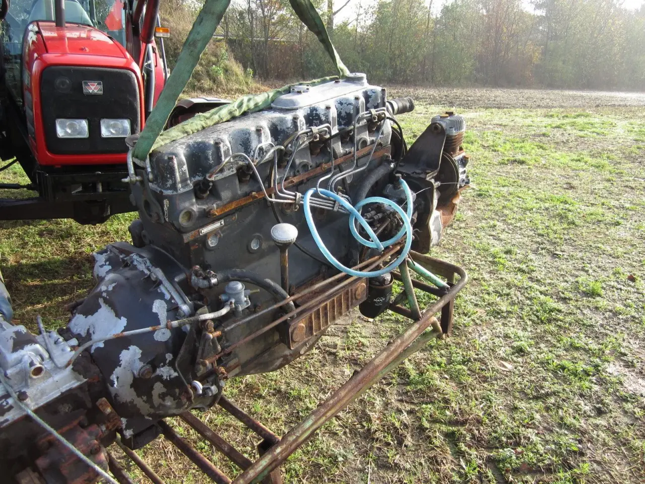 Billede 2 - Hanomag Motor 6 cylinder sælges