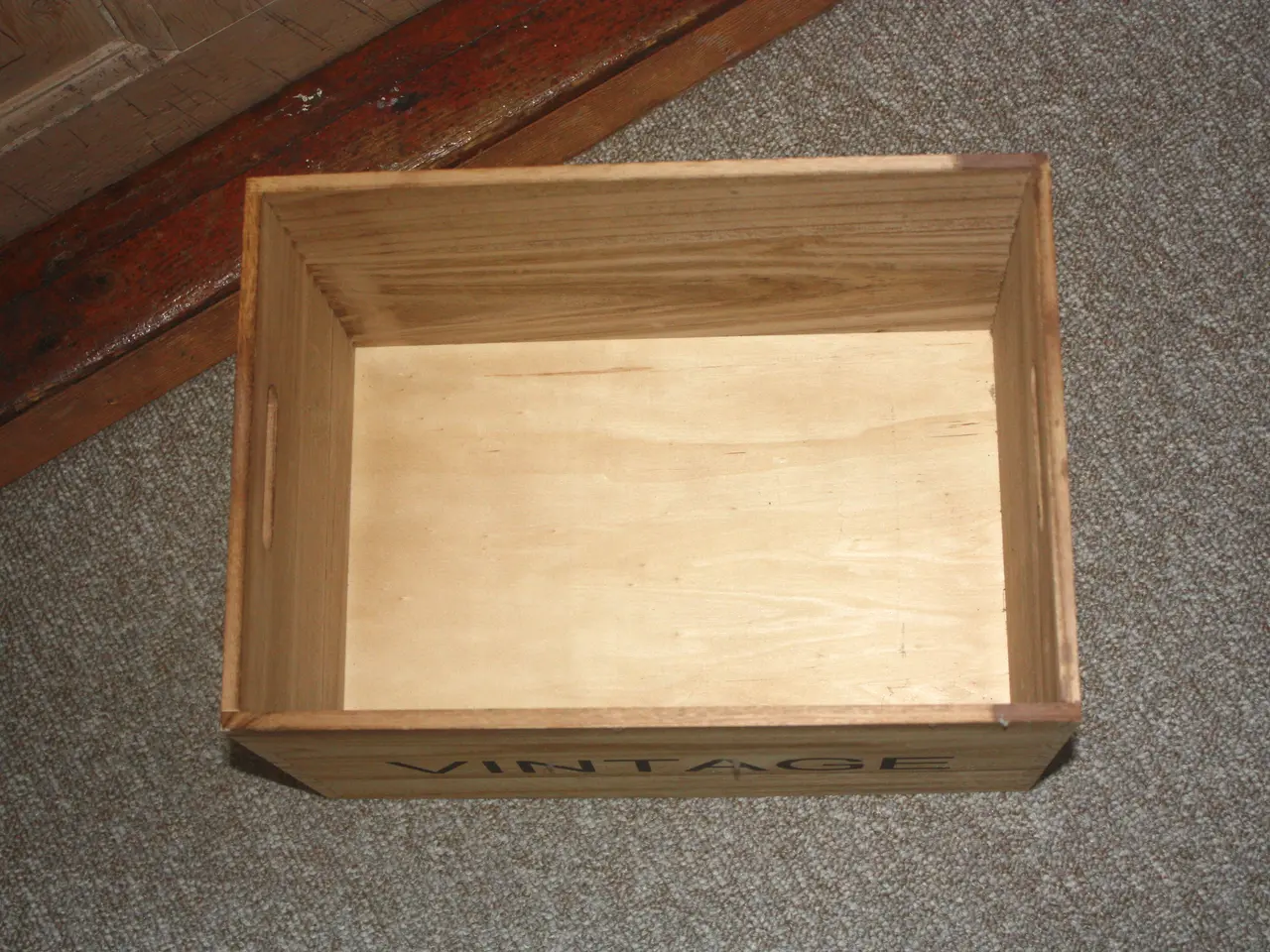 Billede 2 - Træ kasse Vintage 37 cm x 26 cm