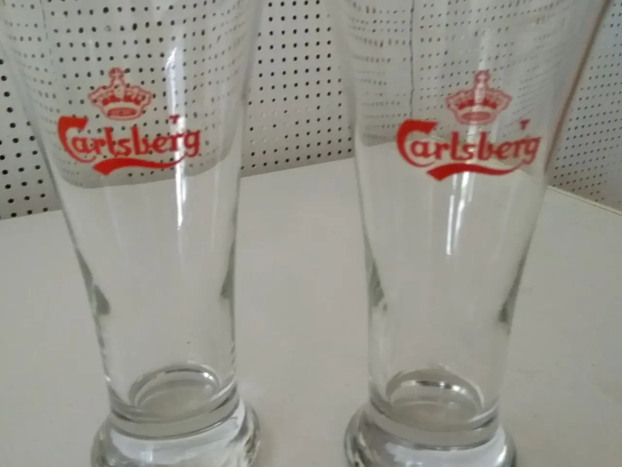 Billede 2 - 18 glas og gamle Carlsberg glasbakker