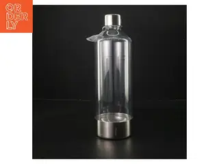 Vandflaske med stål og glas (str. 27,5 cm)
