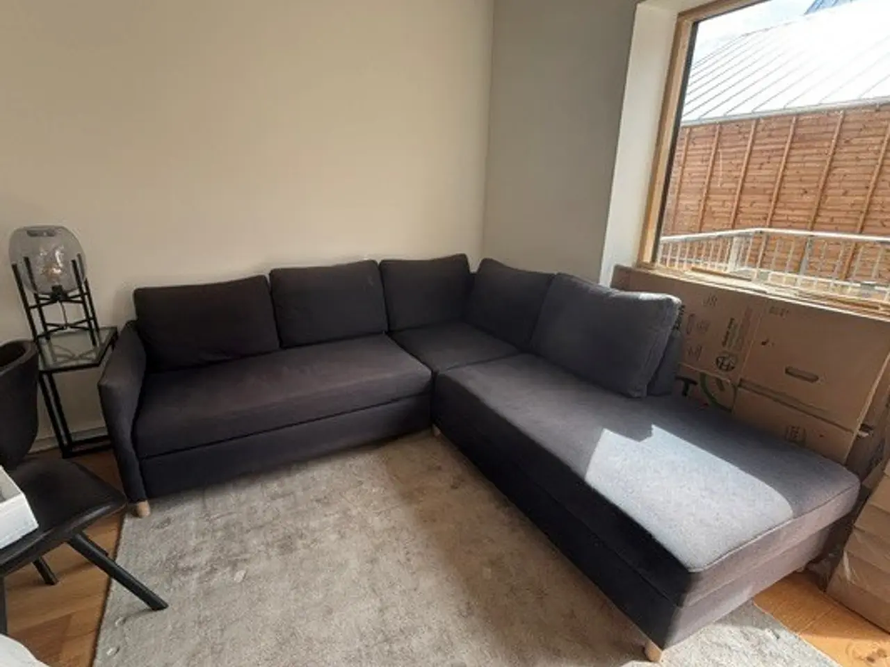 Billede 2 - Sovesofa med chaiselong & opbevaring