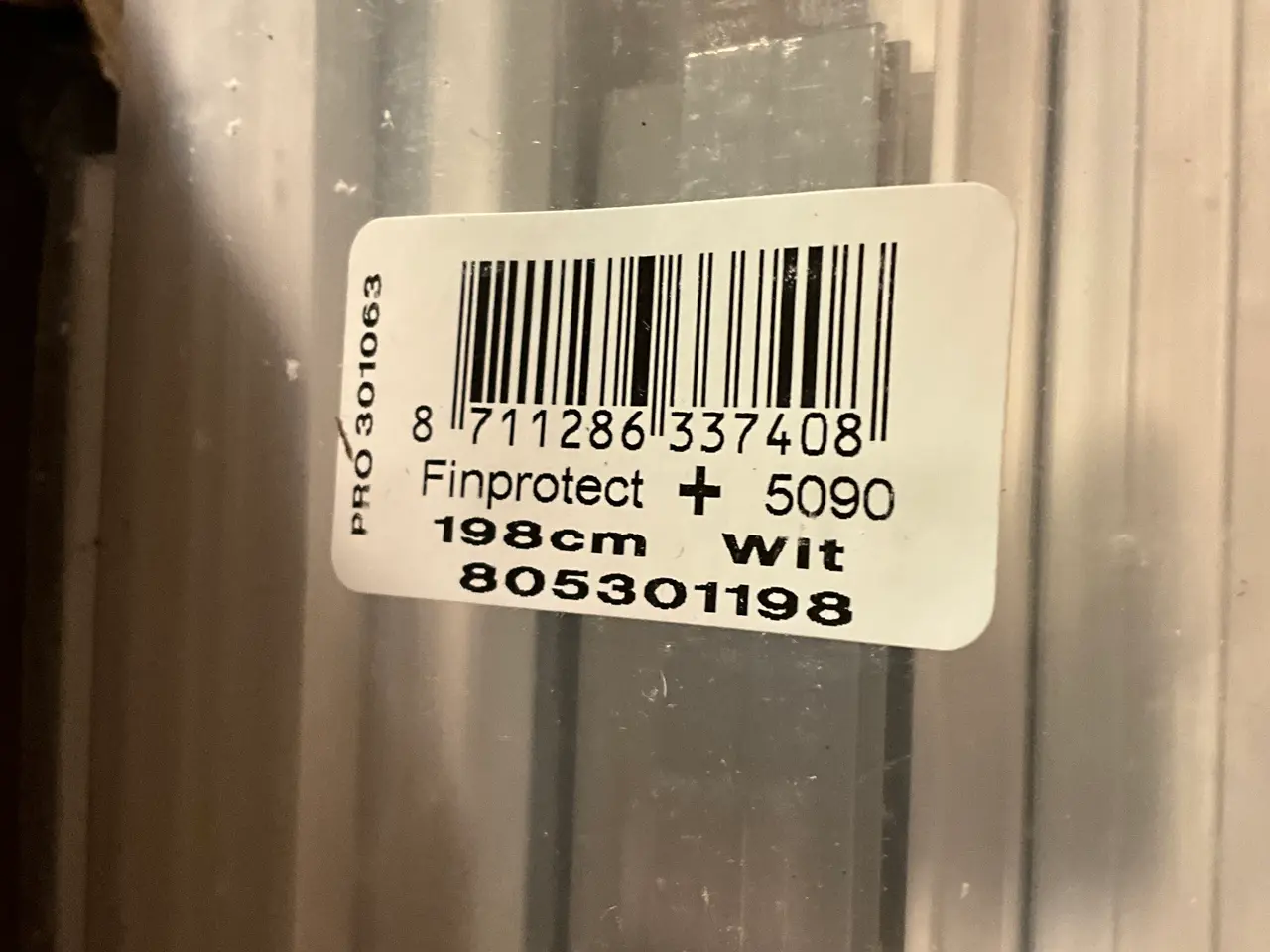 Billede 2 - Finprotect + 5090 198 cm hvid
