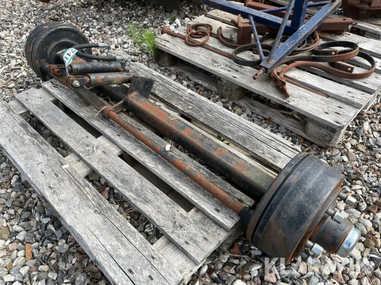 Billede 1 - Aksel med bremse FAD Hydraulisk bremse