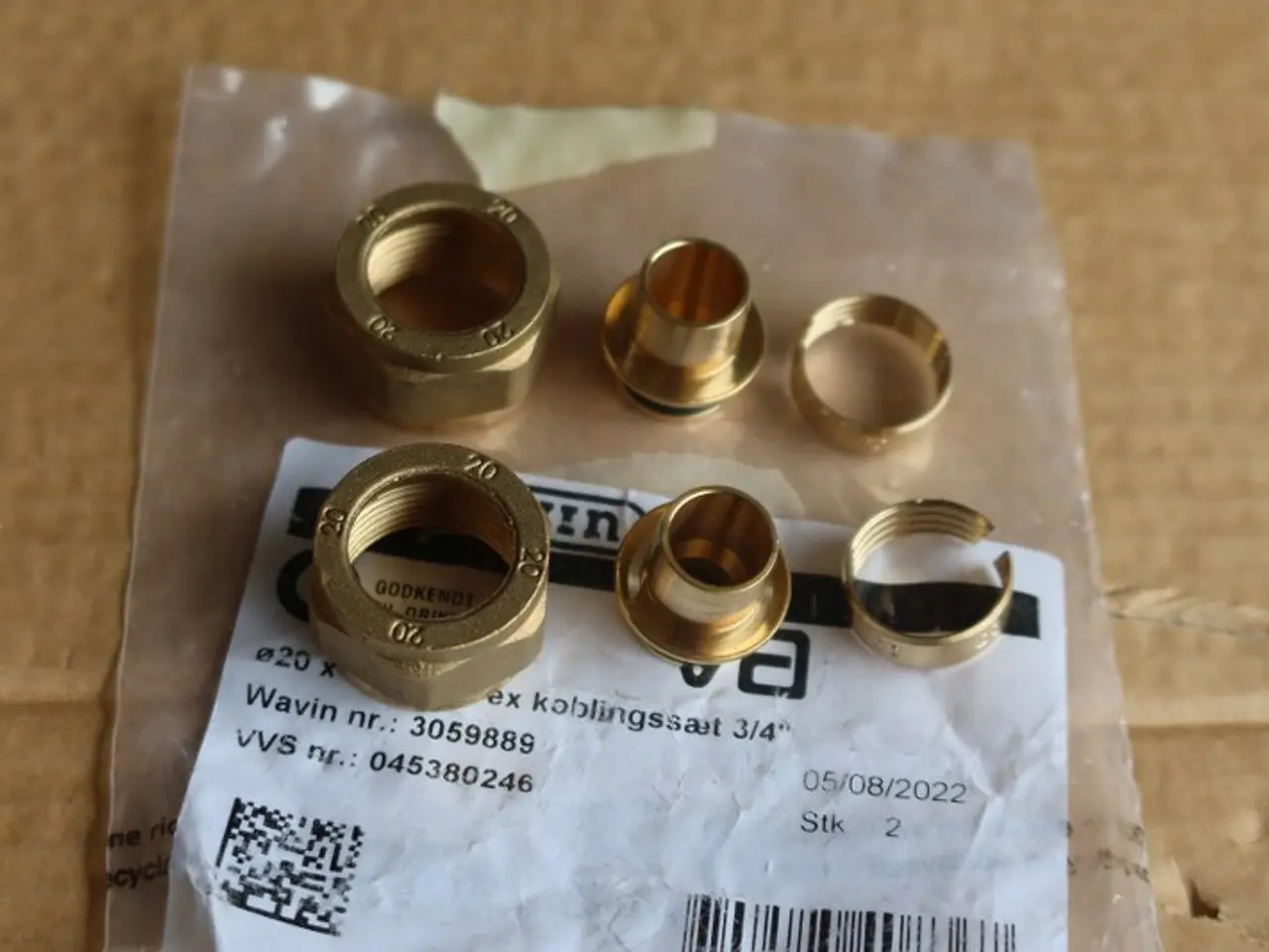 Billede 2 - Wavin koblingssæt 20 mm x 3/4" pex