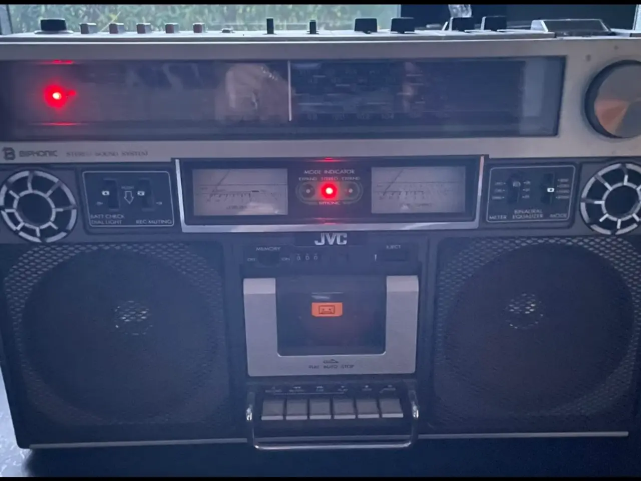 Billede 4 - JVC Biphonic stereo radio med kassettesfspiller
