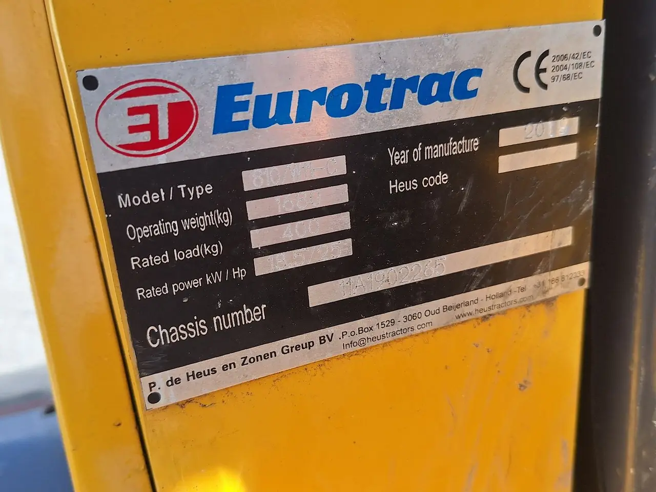 Billede 8 - Eurotrac W11 med kabine