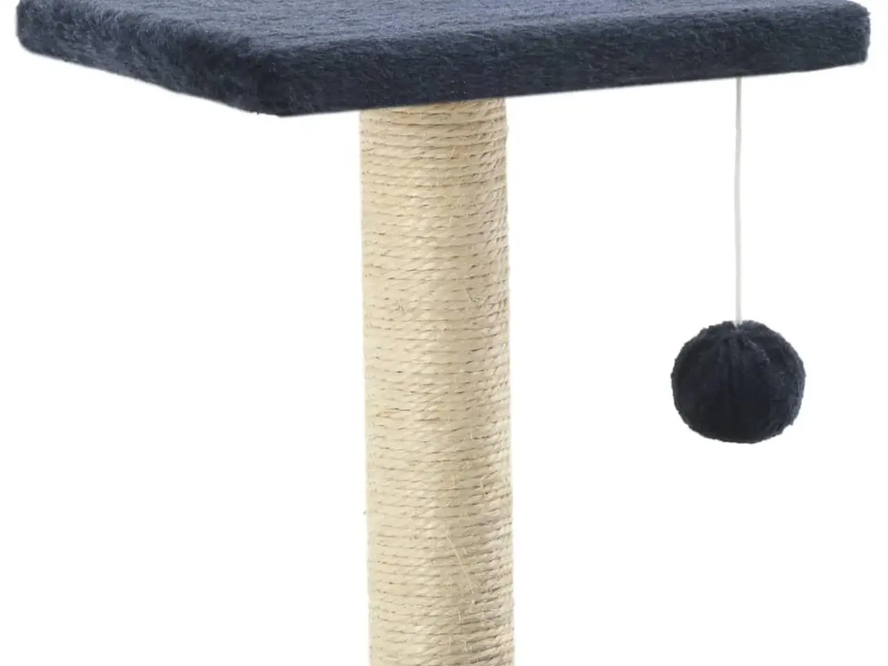 Billede 4 - Kradsetræ til katte med sisal-kradsestolper 65 cm - mørkeblå