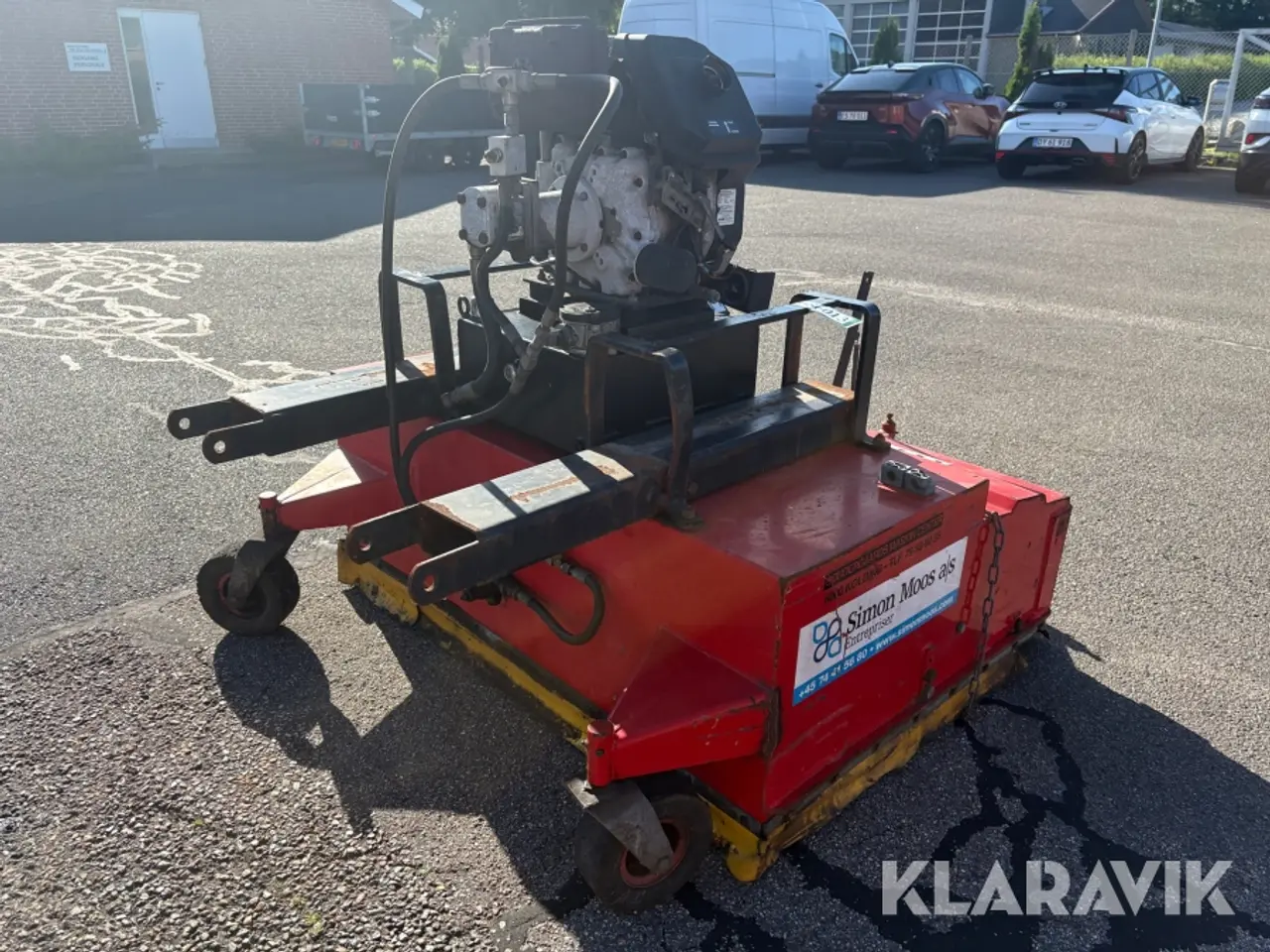 Billede 5 - Kost med opsamler Hydromann 1200 hydro-sweeper til gaffeltruck