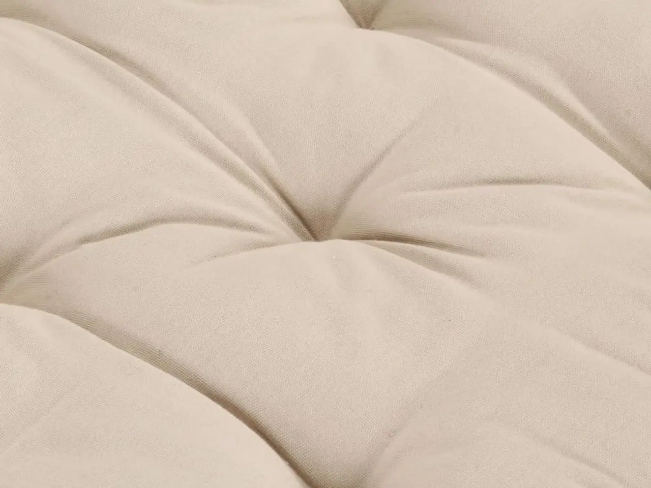 Billede 2 - Hynde til pallesofa 120×40×7 cm - bomuld, beige