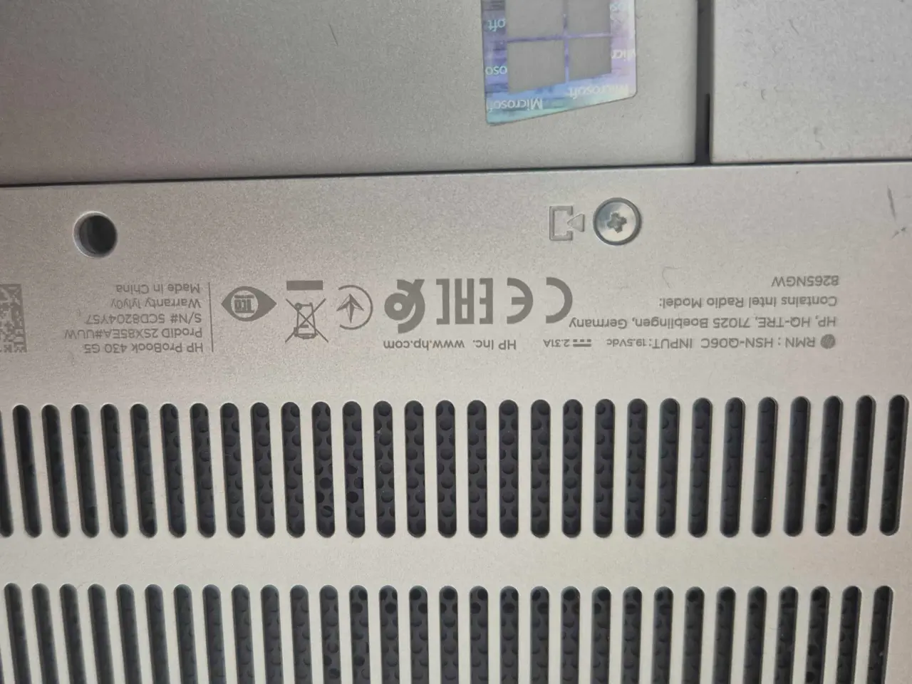Billede 1 - HP 430 G5 til salg – lav pris Sælger min HP 430 G5