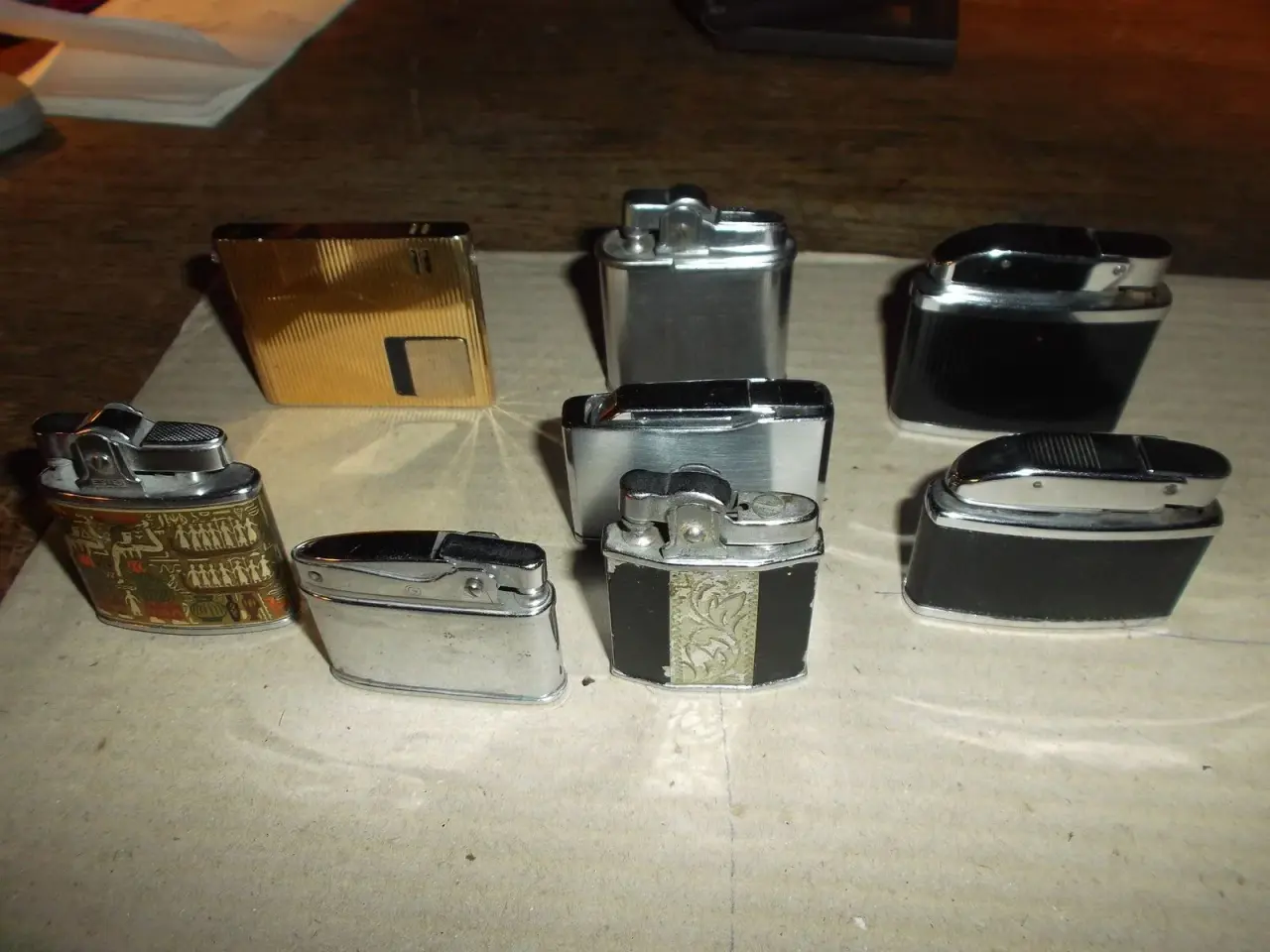 Billede 4 - Lighter,Benzin/Olie/Gas,8stk,50-60år gl