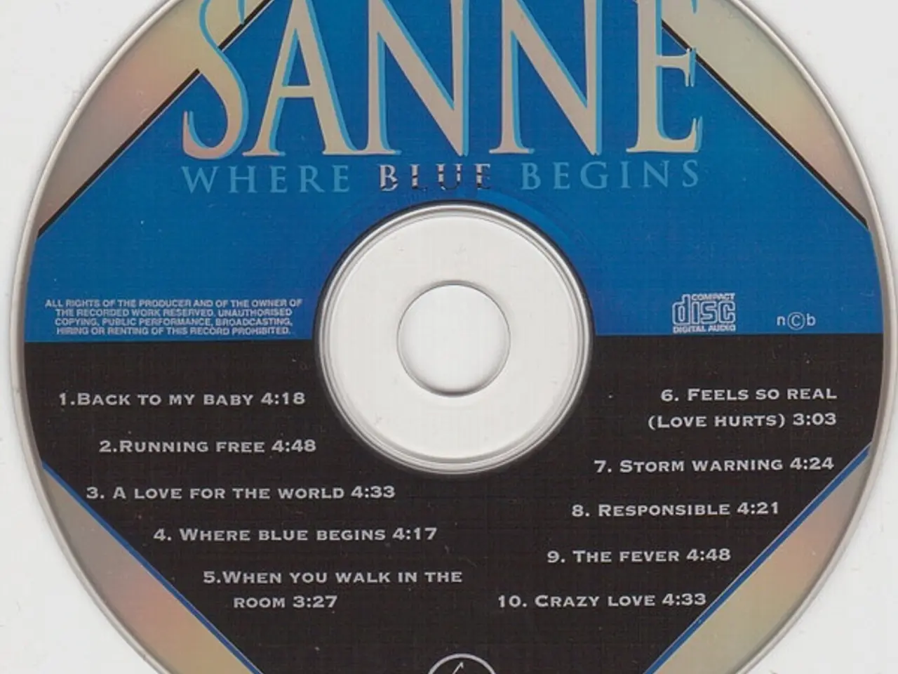Billede 3 - Sanne* – Where Blue Begins – CD
