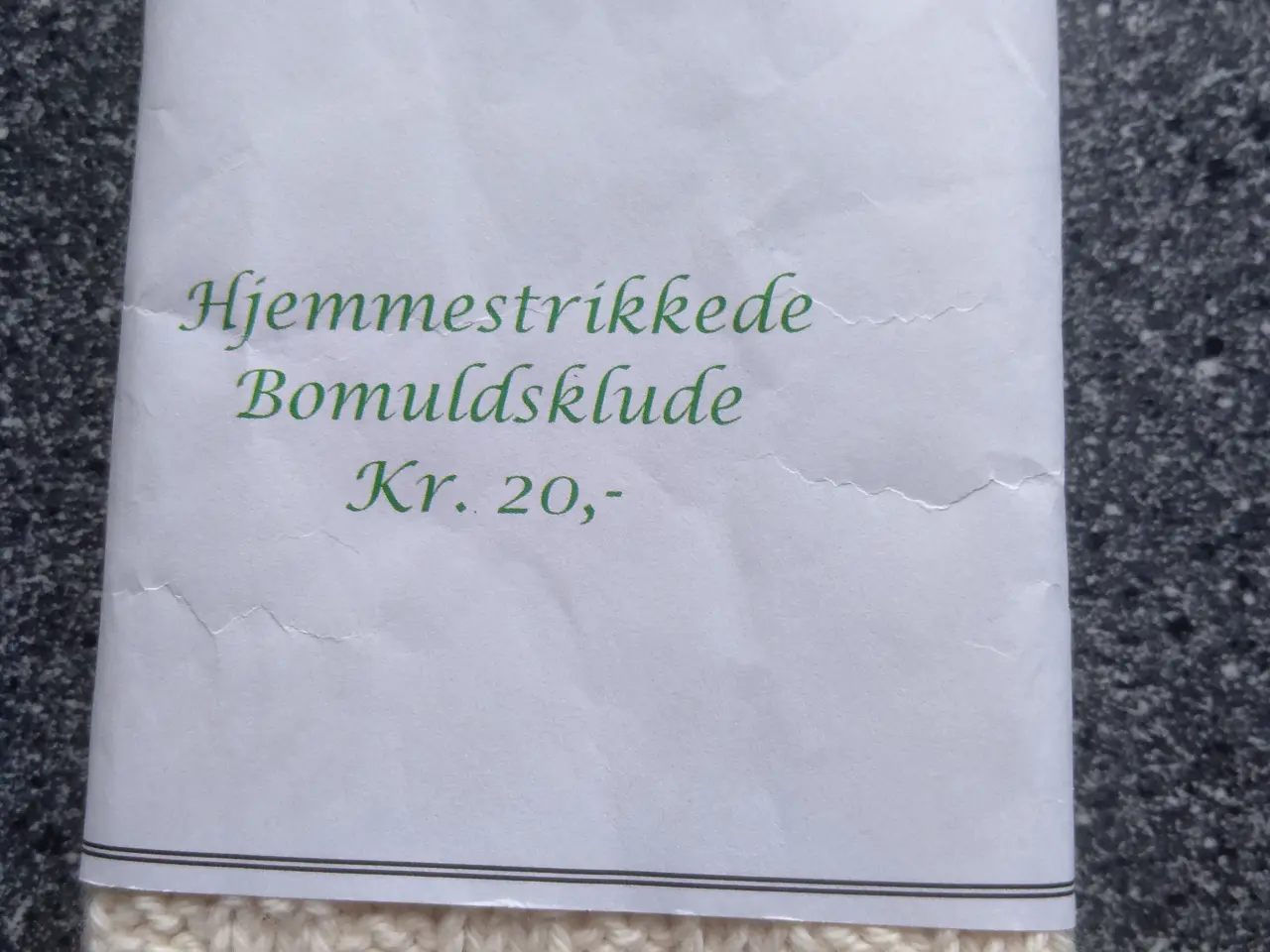 Billede 9 - Hjemmestrikkede karklude / vaskeklude