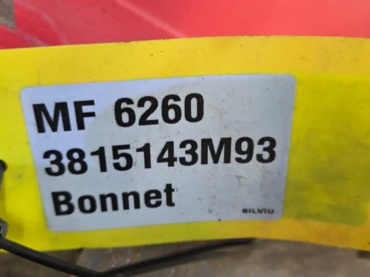 Billede 19 - Massey Ferguson 6260 Motorhjelm 3815143M93