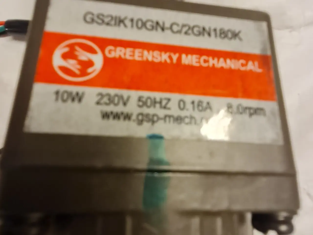 Billede 7 - Gearmotor Primus inkl. kondensator 10W, 230V 50Hz
