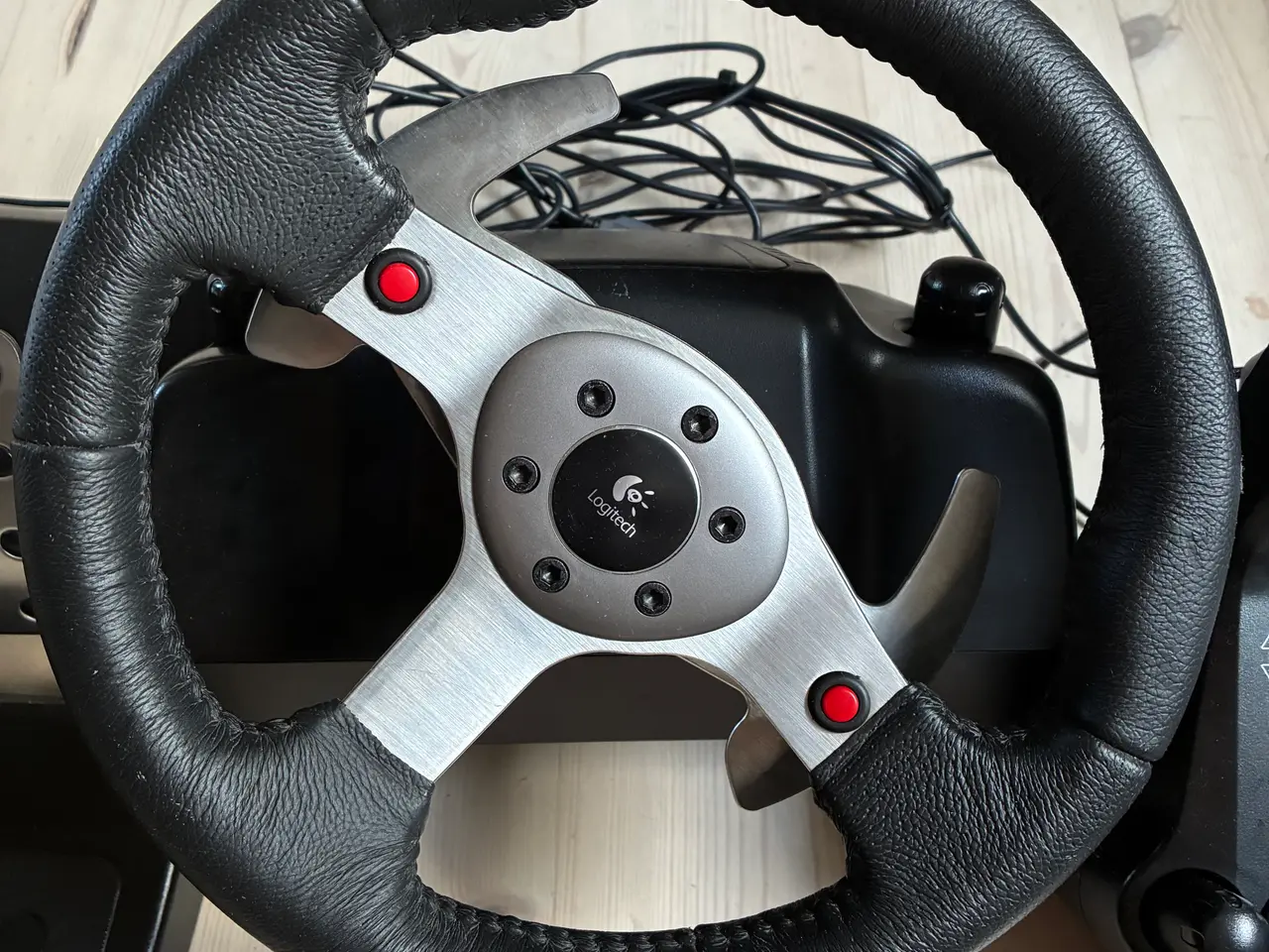 Billede 3 - Logitech G25 Rat, pedaler og gearstang.