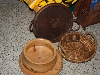 Træ serverings fad med øre