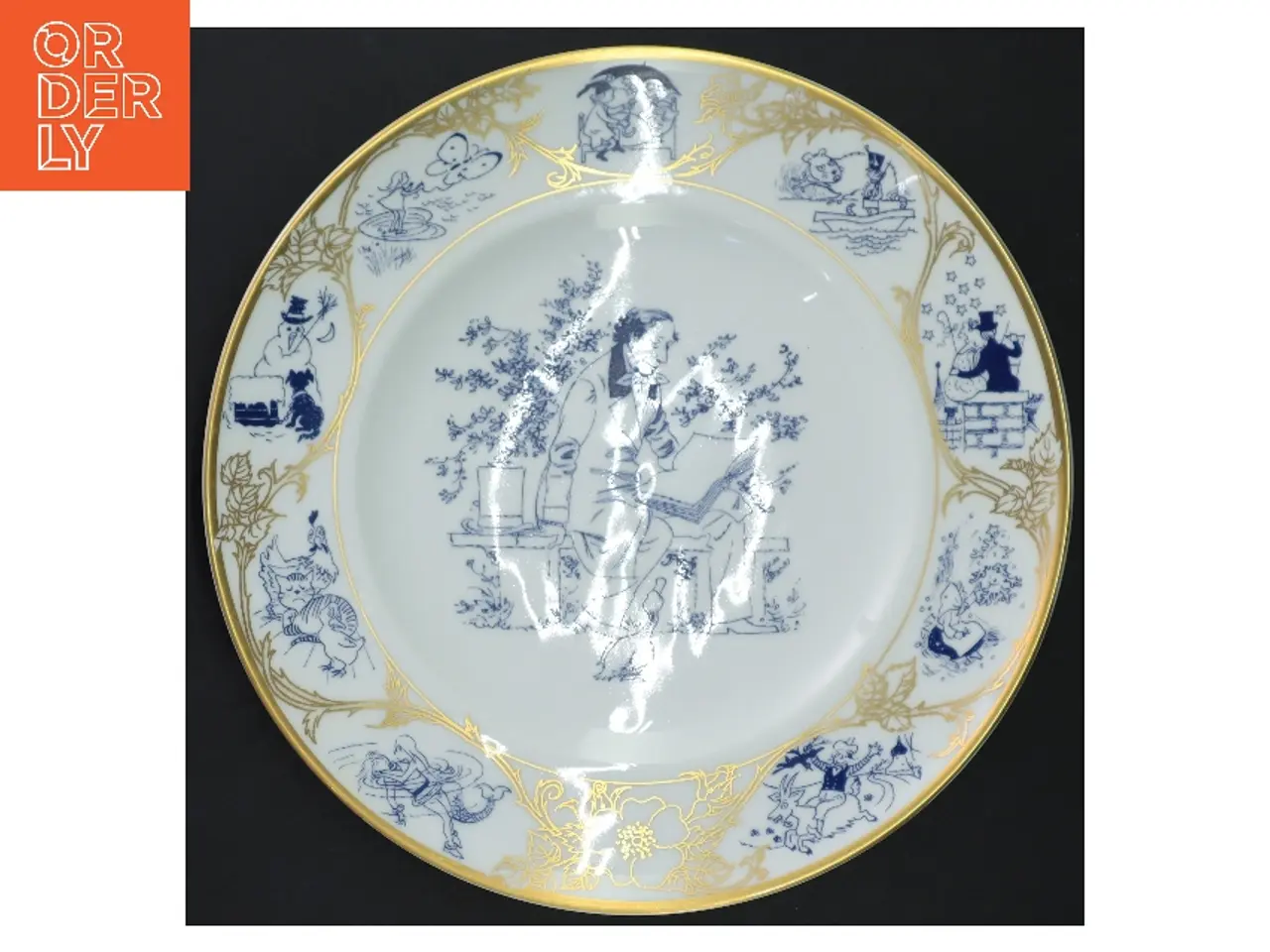 Billede 1 - H.C.Andersen tallerken fra B&G (str. Ø 25 cm)
