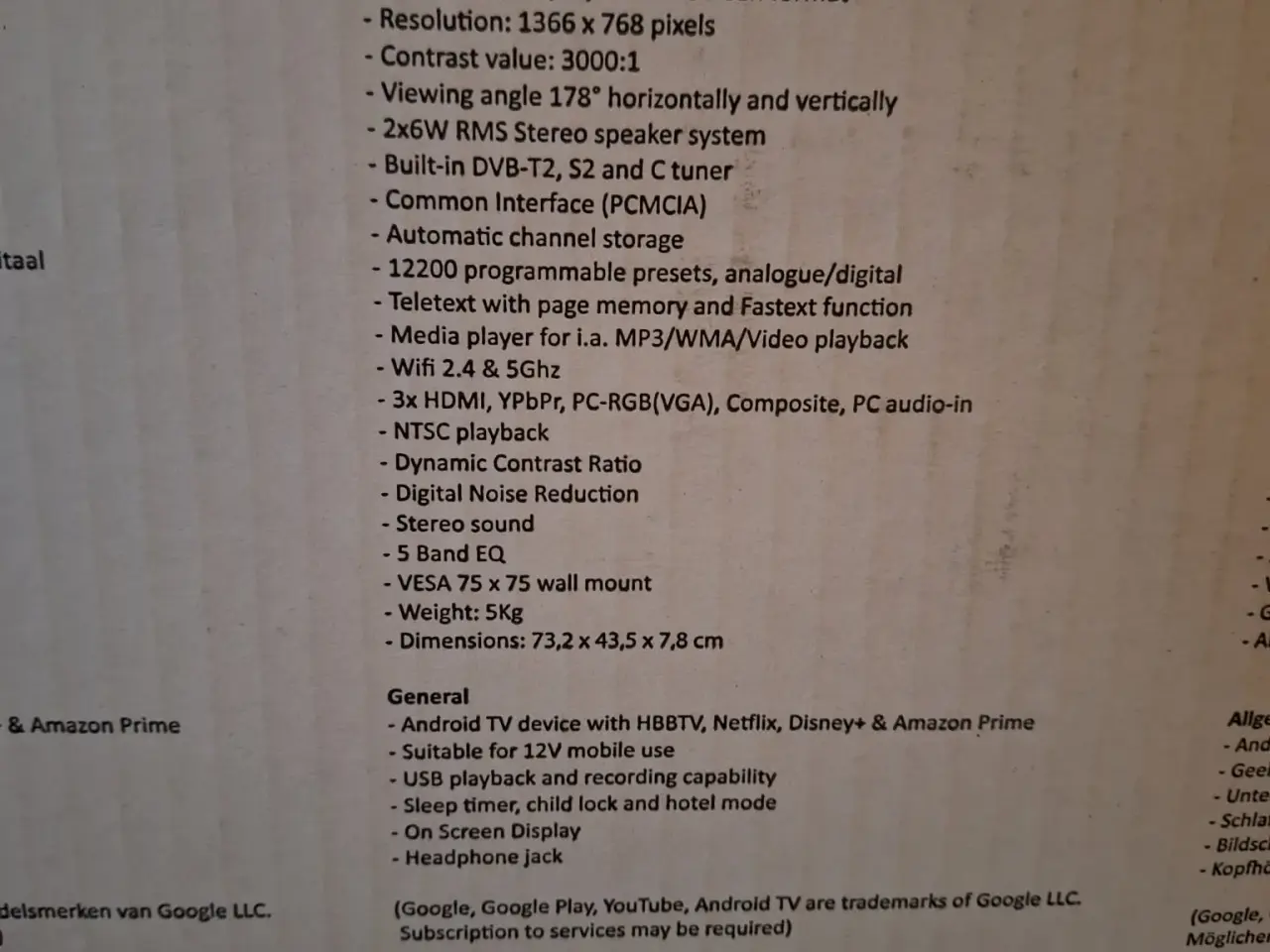 Billede 2 - Lencon smart tv