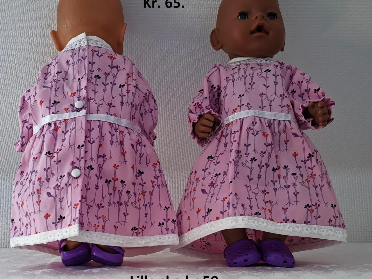 Billede 12 - Kjoler til Baby Born på 42 til 43cm.