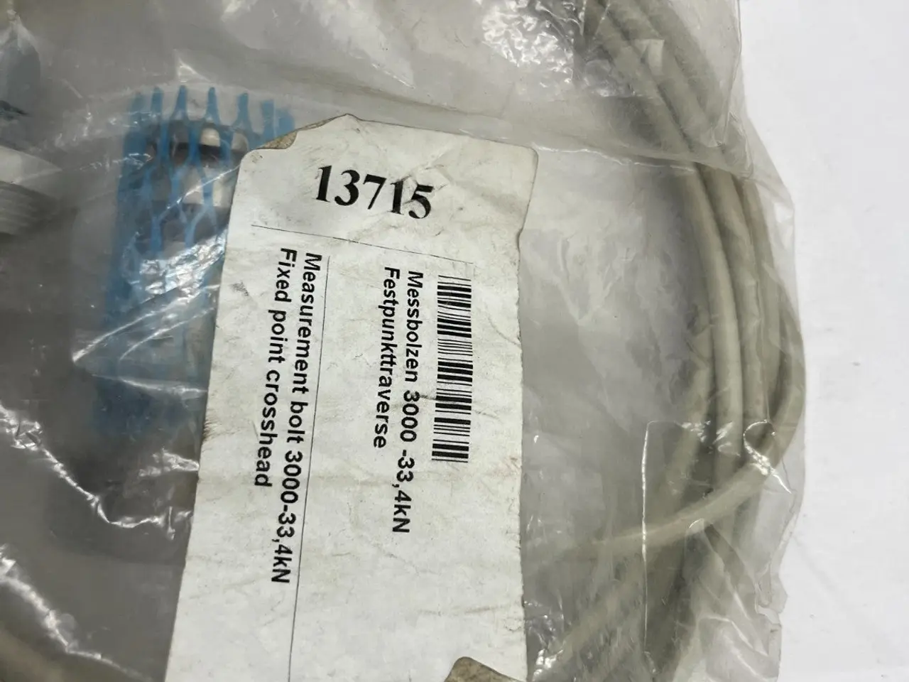 Billede 3 - FPT GM 30004 Measurement Bolt Load Cell 33.4kN,
