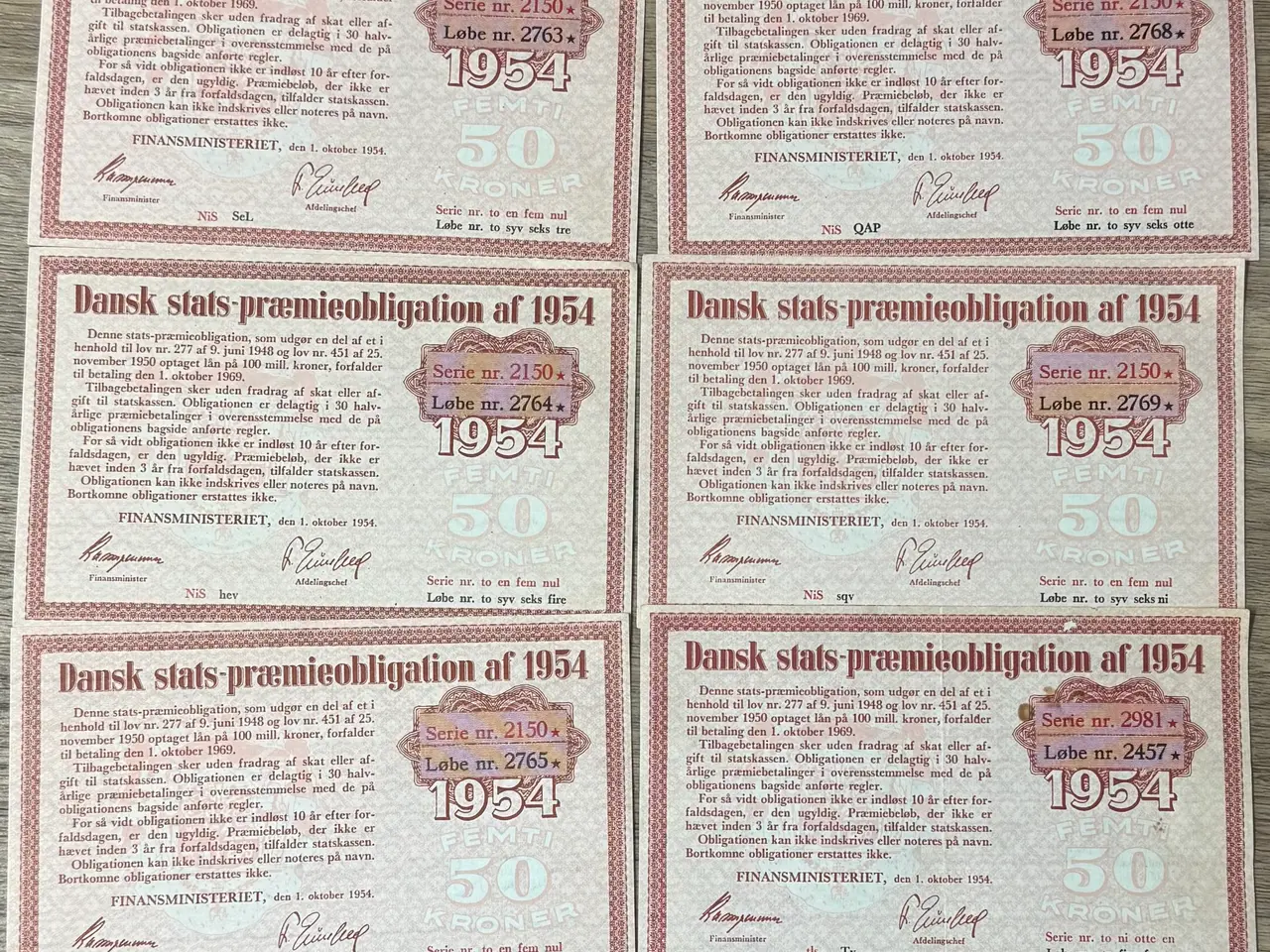 Billede 1 - Præmieobligationer
