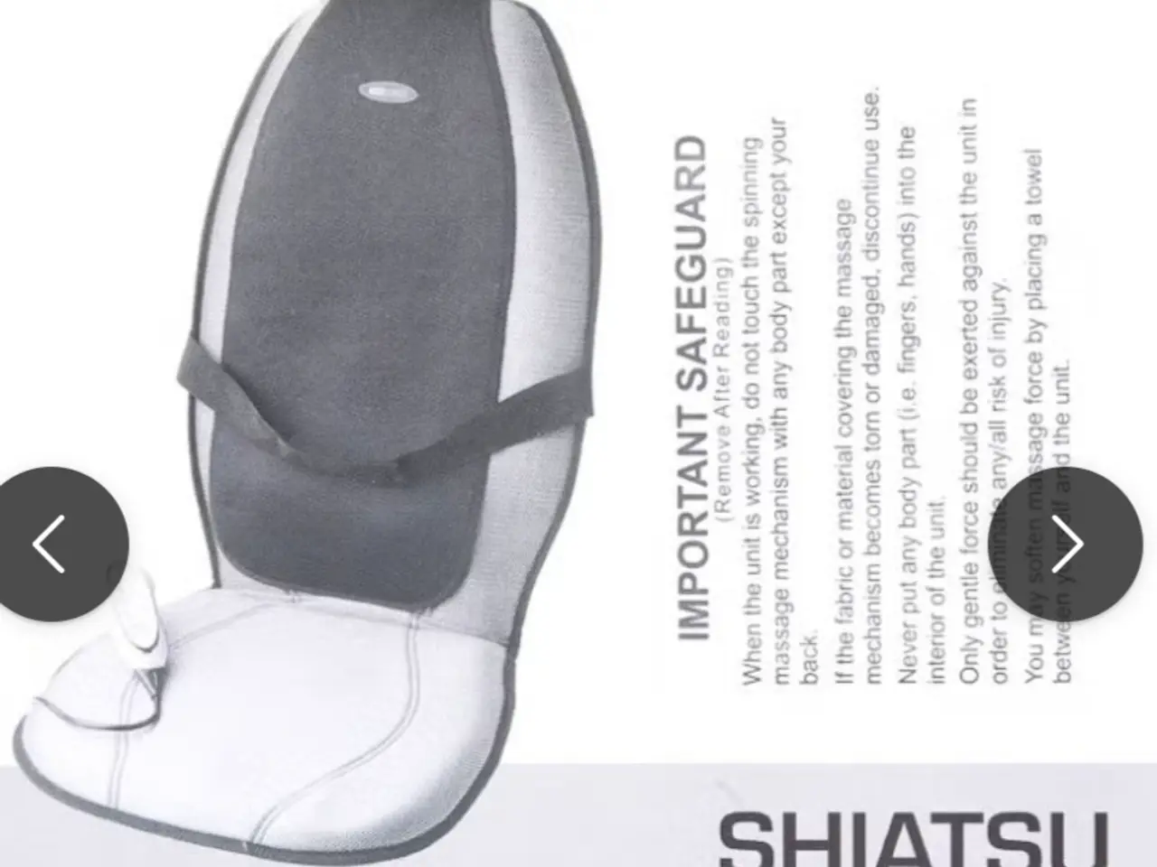 Billede 1 - OBH Nordica shiatsu massagepude, type 6088